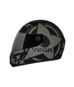 Buy Vega Helmet - Axor Force (Dull Black Base With Green Graphics) on 30.00 % discount