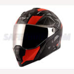 Buy FULL FACE HELMET STORM DRIFT DULL BLACK ORANGE HELMET VEGA on 30.00 % discount