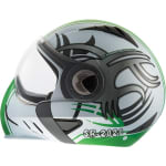 Buy STEELBIRD-MODULAR HELMET SB-2020 GRAPHIC 6M FREEZE FULL FACE (WHITE GREEN) (60 CM) on 0.00 % discount