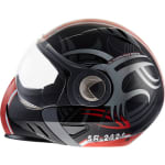 Buy STEELBIRD MODULAR HELMET SB-2020, GRAPHIC 7M FRAME (RED BLACK) (60 CM) FULL FACE on 0 % discount