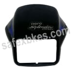 Buy FRONT FAIRING (VISOR) SPLENDOR A/W (2008)UB BLACK/BLUE ZADON on 0.00 % discount