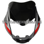 Buy FRONT FAIRING (VISOR) STAR SPORTS NM UB WITH OET GLASS ZADON on 0.00 % discount