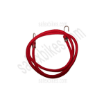 Buy RED ELASTIC ROPE WITH HOOK(6 FT) on 0 % discount