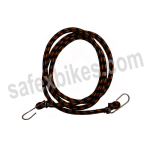 Buy BLACK AND ORANGE ELASTIC ROPE WITH HOOK(6 FT) ZADON on 15.00 % discount