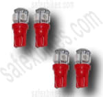 Buy LED INDICATOR BULB SMALL SET OF 4  (RED) on 15.00 % discount