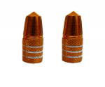 Buy FANCY TYRE NOZZLE CAP (ORANGE) (SET OF TWO) ZADON on 0 % discount
