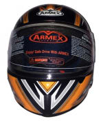 Buy Armex Full Face Helmet - Orange on 0 % discount