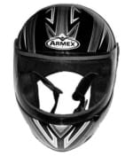 Buy Armex Silver Full Face Helmet on 30.00 % discount