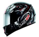 Buy FULL FACE HELMET PHOBIA BLACK STIKER LS2 on 0 % discount