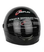 Buy Replay Leo Plain Black ISI Full Face Helmet on 30.00 % discount