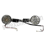 Buy LED INDICATOR ASSY CHROME PLATED (Blue) FOR MOTORCYCLE ZADON on 0 % discount
