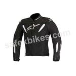 Buy ALPINESTARS T-GP R AIR JACKET (BLACK,WHITE) UNIVERSAL on 0 % discount