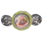 Buy LED PROJECTOR LENS FOR MOTORCYCLE SILVER BODY TRIPLE LENS U10 ROADYS on 0 % discount
