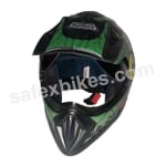 Buy Armex Green motocross Full Face Helmet For Male on 0 % discount