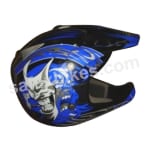 Buy Cross motocross full face Helmet Blue on 0 % discount