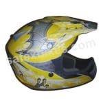 Buy Cross full face Helmets-Motocross Yellow on 0 % discount