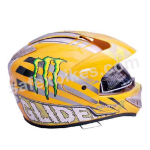 Buy GLIDERS FULL FACE MOTOCROSS HELMET WITH VISOR MC1 YELLOW on 25.00 % discount