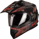 Buy MOTOCROSS HELMET SB-42 BANG BLAZE MAT BLACK WITH ORANGE PLUS P-CAP (600MM) STEELBIRD on 0 % discount