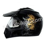 Buy Vega motocross full face Helmet - Off Road D/V Ranger (Dull Black Base With Gold Graphic) on 0.00 % discount