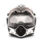 Buy Vega motocross full face Helmet - Off Road-Ranger (White Blue) on 30.00 % discount