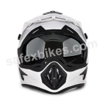 Buy Vega motocross full face Helmet - Off Road (White) on 0 % discount