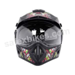 Buy Vega motocross full face Helmet - Off Road Trible (Black Base with Green Graphics) on 30.00 % discount