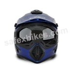 Buy Vega motocross full face Helmet - Off Road (Blue) on 0 % discount