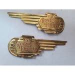 Buy BRASS CLASSIC PETROL TANK MONOGRAM / DECAL SET FOR ROYAL ENFIELD BULLET ZADON on 0.00 % discount