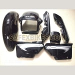 Buy BODY KIT SPLENDOR PLUS ALLOY WHEEL (WITHOUT PETROL TANK) SET OF 7 BLACK/SILVER ZADON on 25.00 % discount