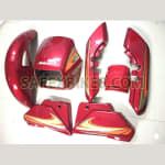 Buy BODY KIT SPLENDOR PLUS ALLOY WHEEL (WITHOUT PETROL TANK) BLACK/BLUE SET OF 7 RED ZADON on 25.00 % discount