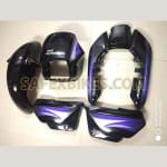 Buy BODY KIT WITHOUT TANK SPLENDOR PRO SET OF 7 BLACK/BLUE ZADON on 0.00 % discount