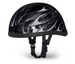 Buy NOVELTY EAGLE MULTI SKULL FLAMES SILVER HELMET (EXTRA LARGE) VEGA on 0 % discount