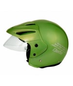 Buy Dass Delta Plus Green Open Face Helmet on 0 % discount