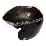 Buy Formulate - Open Face Helmet - Royal (Solid Black) [Size : 580 mm] on 0 % discount