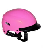 Buy Saviour Bolt open face Matt Unisex Helmet - Pink on 40.00 % discount