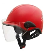 Buy Saviour i-Ride - Open Face Novelty Helmets - Red Sports Matt with Clear Visor [Large - 580mm] on 0 % discount