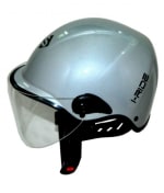 Buy Saviour i-Ride - Open Face Novelty Helmets - Silver with Clear Visor [Large - 580mm] on 0 % discount