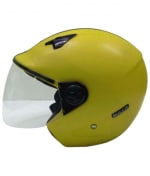 Buy Saviour Bullit Unisex Open Face Helmet - Yellow on 40.00 % discount