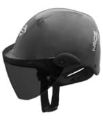 Buy Saviour i-Ride - Open Face Novelty Helmets - Grey Geny with Clear Visor [Large - 580mm] on 0 % discount