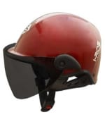 Buy Saviour i-Ride - Open Face Novelty Helmets - Red Wine with Tinted Visor [Large - 580mm] on 0 % discount