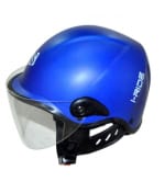 Buy Saviour i-Ride - Open Face Novelty Helmets - Blue Matt with Clear Visor (Large - 580mm) on 0 % discount