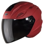 Buy OPEN FACE HELMET SBA-6 FUZE MAT SPORTS RED (600MM) STEELBIRD AIR on 32.00 % discount