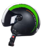 Buy OPEN FACE HELMET SBH-16 BRAVO MAT BLACK WITH SMOKE VISOR HIGN on 0 % discount