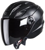 Buy OPEN FACE HELMET SBA-6 FUZE DASHING BLACK HIGN on 32.00 % discount