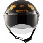 Buy HELMET SB-2 STEELBIRD OPEN FACE ICY BLACK on 0 % discount