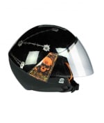 Buy STEELBIRD OPEN FACE.H-SB-35 CRUZE (MTV-CRANIUM BLACK) (60 CM) on 15.00 % discount