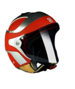 Buy STEELBIRD OFH-SB-29 OPEN FACE (TWO TONE MATTE RED WITH SILVER) on 0 % discount