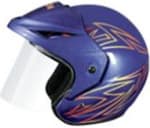 Buy HELMET SB-17 STEELBIRD OPEN FACE CLASS H.BLUE on 0 % discount