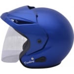 Buy HELMET SB-17 STEELBIRD OPEN FACE DASHING BLUE on 0 % discount