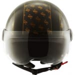 Buy HELMET SB-27 STEELBIRD OPEN FACE CHECK BLACK GLOSSY CHECK-S-GOLDEN on 0 % discount